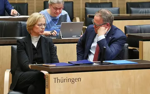 Katja Wolf und Mario Voigt (Archiv) - Foto: via dts Nachrichtenagentur