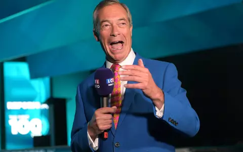 Gegen die britische Partei von Nigel Farage wurden erneut Vorwürfe erhoben. - Foto: Thomas Krych/AP/dpa