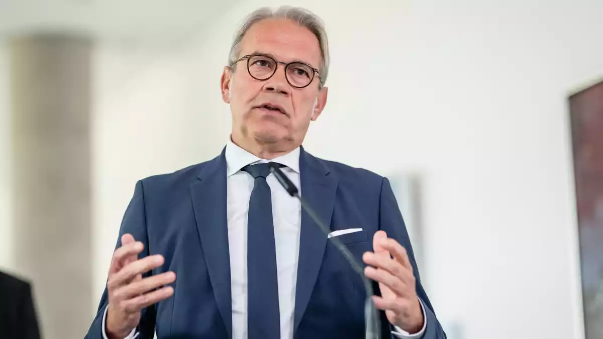 Thüringens SPD-Chef Georg Maier will die Parteigremien befragen.  - Bild: Jacob Schröter/dpa