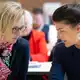 Im Dezember 2024 herrschte noch Einigkeit zwischen Sahra Wagenknecht und Katja Wolf. (Archivbild) - Bild: Michael Reichel/dpa