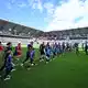 Die Heimspiel-Premiere des SC Paderborn in dieser Bundesliga-Saison. - Bild: Swen Pförtner/dpa