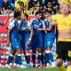 Hoffenheim jubelt, BVB-Profi Ryerson ist frustriert. - Bild: Uwe Anspach/dpa