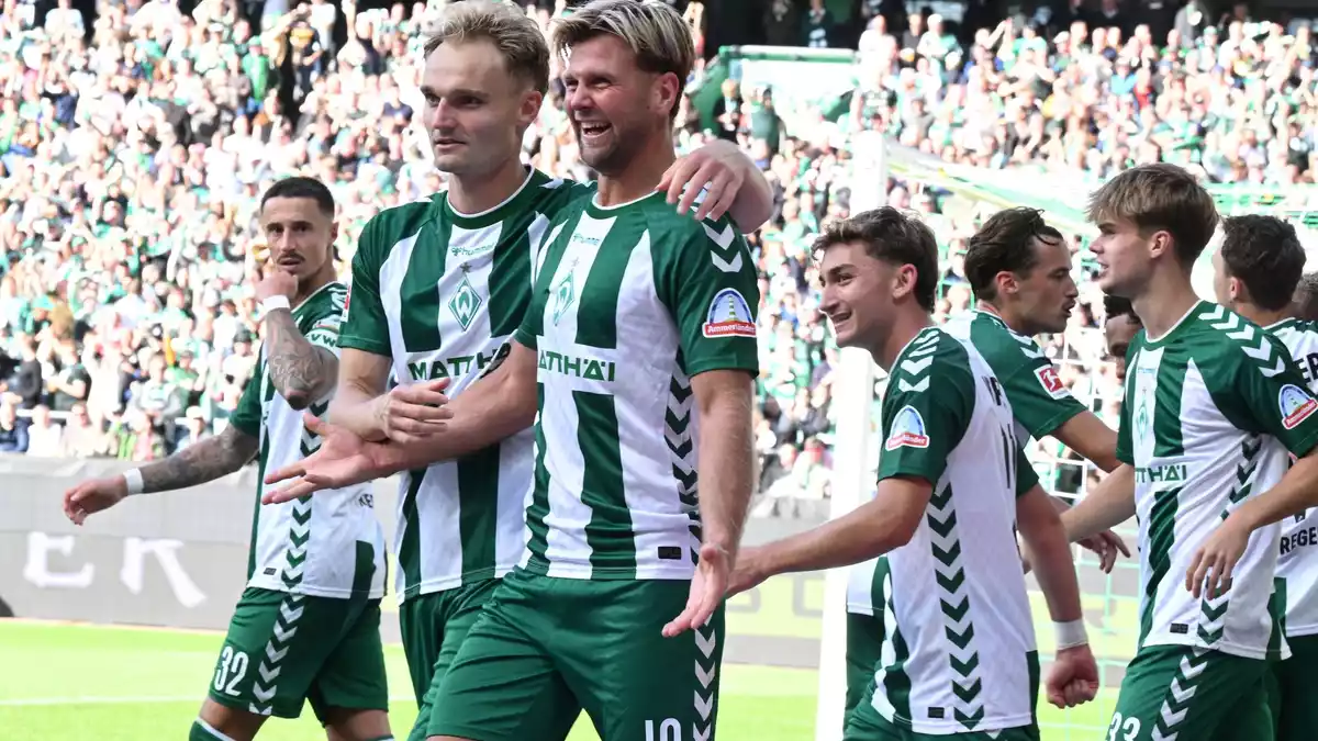 Heimkehrer Niclas Füllkrug lässt Werder jubeln.  - Bild: Carmen Jaspersen/dpa