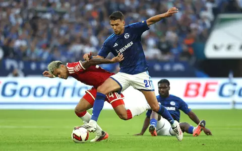 Die Schalker Spieler warfen sich im ersten Bundesliga-Heimspiel seit mehr als drei Jahren in fast jeden Zweikampf. - Foto: Fabian Strauch/dpa