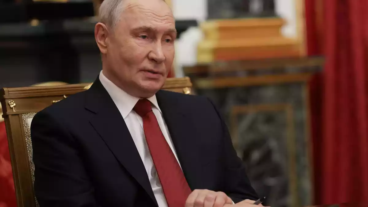 Der russische Präsident Wladimir Putin hatte den Angriff auf die Ukraine vor gut viereinhalb Jahren befohlen - und wohl mit einem schnellem Sieg gerechnet.  - Bild: Gavriil Grigorov/Pool Sputnik Kremlin/AP/dpa