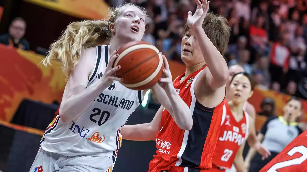 Frieda Bühner war gegen Japan beste deutsche Werferin. - Bild: Andreas Gora/dpa