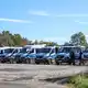 Am Hambacher Forst läuft ein Großeinsatz der Polizei. - Bild: Christoph Reichwein/dpa