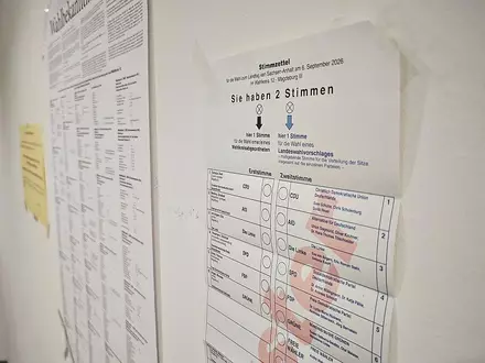 Stimmzettel zur Landtagswahl in Sachsen-Anhalt 2026 am 06.09.2026 - Foto: via dts Nachrichtenagentur