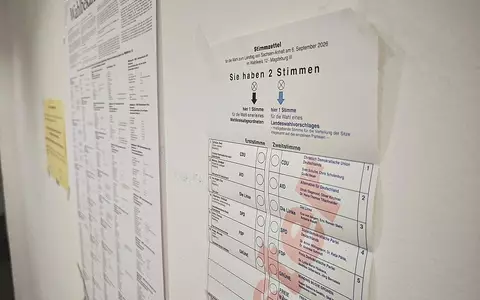 Stimmzettel zur Landtagswahl in Sachsen-Anhalt 2026 am 06.09.2026 - Foto: via dts Nachrichtenagentur
