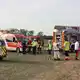 Viele Einsatzkräfte sind vor Ort.  - Bild: Rene Priebe/PR-Video/dpa