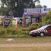 Bei einem Flugzeugabsturz sind zwei Menschen gestorben.  - Foto: Rene Priebe/PR-Video/dpa