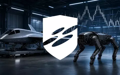 Abstrakte Darstellung von Luftüberwachungstechnologie und Verteidigungsrobotik in einer modernen Industrieumgebung. - Foto: über boerse-global.de