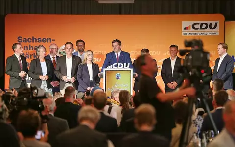 CDU-Wahlparty in Sachsen-Anhalt am 06.09.2026 - Foto: via dts Nachrichtenagentur