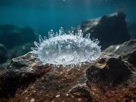 Eine Seescheide auf einem Felsen unter Wasser im natürlichen Licht. - Foto: über boerse-global.de