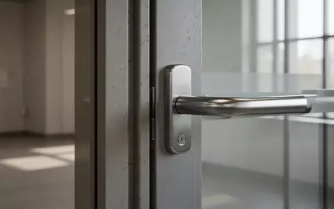 Ein moderner, hochwertiger Notausgang in einem öffentlichen Gebäude mit Fokus auf die architektonische Gestaltung. - Foto: über boerse-global.de