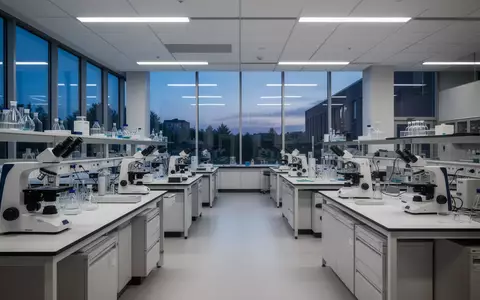 Ein modernes, unbesetztes Universitätslabor mit wissenschaftlichen Geräten in einer ruhigen, professionellen Umgebung. - Foto: über boerse-global.de