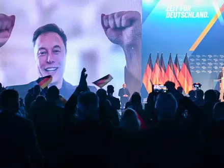 Auch Tech-Milliardär Elon Musk gratulierte der AfD. (Archivbild) - Foto: Hendrik Schmidt/dpa