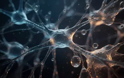 Mikroskopische Darstellung neuronaler Strukturen und Nervenbahnen in einer abstrakten, biologischen Umgebung. - Foto: über boerse-global.de