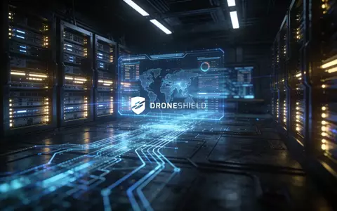 Abstrakte Darstellung moderner Verteidigungstechnologie und Cybersicherheit mit digitalen Datenströmen. - Foto: über boerse-global.de