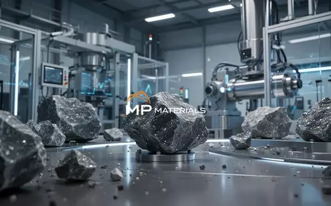 Abstrakte Darstellung einer hochmodernen Industrieanlage und Rohstoffverarbeitung in kühler, professioneller Ästhetik. - Foto: über boerse-global.de