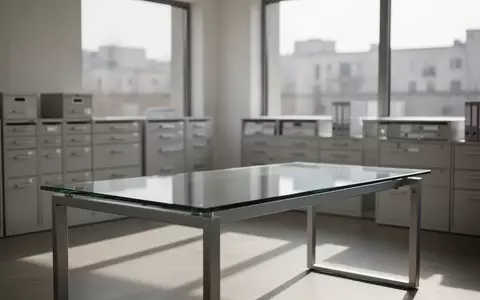Ein minimalistisch eingerichtetes, helles Büro mit leeren Aktenschränken und einem freien Schreibtisch bei Tageslicht. - Foto: über boerse-global.de