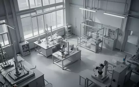 Ein minimalistisches, modernes Prüflabor mit neutralen Oberflächen und klarem, natürlichem Licht, das eine professionelle und transparente Arbeitsumgebung symbolisiert. - Foto: über boerse-global.de