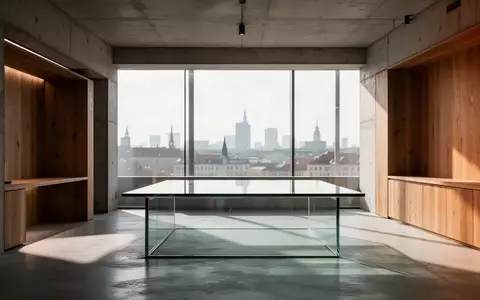 Ein minimalistisches, modernes Designstudio in Berlin mit klaren Linien und natürlichem Lichteinfall. - Foto: über boerse-global.de