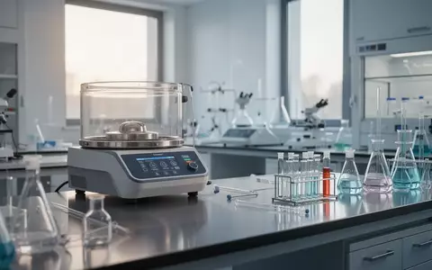 Ein steriles, modernes medizinisches Labor mit wissenschaftlichen Geräten und Laborgefäßen auf einer Edelstahlarbeitsfläche. - Foto: über boerse-global.de