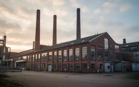 Ein großes Fabrikgelände aus Backstein in Elmshorn unter einem bewölkten Himmel. - Foto: über boerse-global.de
