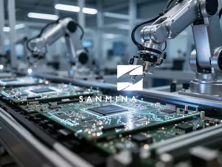 Abstrakte Darstellung einer modernen Elektronikfertigung mit Fokus auf technologische Präzision und industrielles Wachstum. - Foto: über boerse-global.de