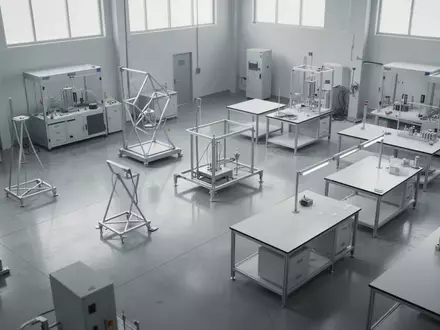 Ein steriles, modernes Industrielabor mit präzisen Prüfgeräten und einer klaren, geordneten Arbeitsumgebung. - Foto: über boerse-global.de