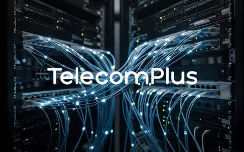 Abstrakte Darstellung moderner Telekommunikationsinfrastruktur mit leuchtenden Glasfaserkabeln in gedämpftem Licht. - Foto: über boerse-global.de