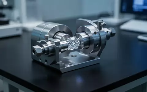 Eine Diamantstempelzelle für Hochdruckexperimente in einem Forschungslabor. - Foto: über boerse-global.de