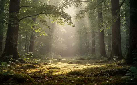 Eine friedliche Waldlichtung im hellen Morgenlicht, die Ruhe und mentale Entspannung symbolisiert. - Foto: über boerse-global.de