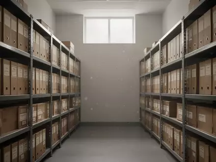 Ein stiller Archivraum mit ordentlich aufgereihten Archivkartons in Metallregalen in einer kontrollierten Umgebung. - Foto: über boerse-global.de