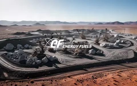 Weitläufige, sonnendurchflutete Industrielandschaft eines Rohstoffabbauprojekts in der Wüste. - Foto: über boerse-global.de