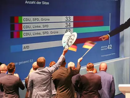 AfD-Wahlparty am 06.09.2026 - Foto: via dts Nachrichtenagentur