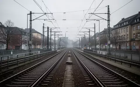 Leere Schienenstränge der Saarbahn in einer urbanen Umgebung bei bewölktem Himmel. - Foto: über boerse-global.de