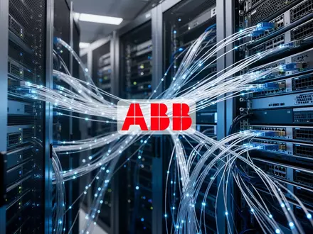 Abstrakte Darstellung einer modernen digitalen Industrieinfrastruktur mit Glasfaserleitungen und Servern. - Foto: über boerse-global.de