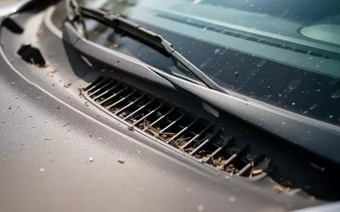 Sauberer Wasserablauf unter einer Windschutzscheibe eines Fahrzeugs bei natürlichem Tageslicht. - Foto: über boerse-global.de