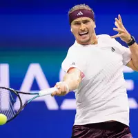 Souverän erreicht Alexander Zverev das Viertelfinale.  - Foto: Frank Franklin II/AP/dpa