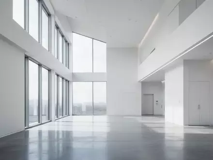 Ein minimalistischer, moderner Innenraum einer klinischen Forschungseinrichtung mit klaren Linien und natürlichem Licht. - Foto: über boerse-global.de
