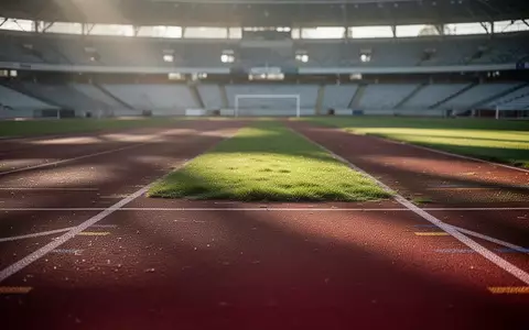 Leere Laufbahn eines Stadions bei Sonnenlicht - Foto: über boerse-global.de