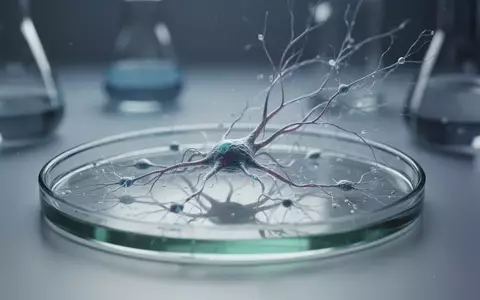 Mikroskopische Aufnahme von Nervengewebe in einem Labor, das die Erforschung neuer medizinischer Ansätze symbolisiert. - Foto: über boerse-global.de