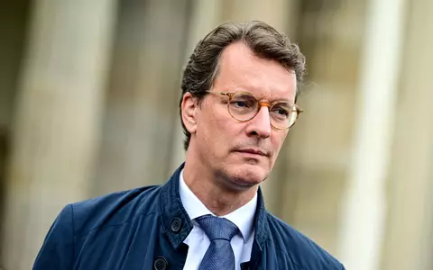 Hendrik Wüst war am Montag bei einem Wahlkampftermin am Brandenburger Tor in Berlin. (Archivbild) - Foto: Fabian Sommer/dpa
