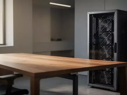 Ein minimalistischer, aufgeräumter Arbeitsplatz mit einem Holztisch bei natürlichem Lichteinfall in einem modernen Büro. - Foto: über boerse-global.de