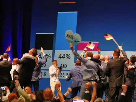 AfD-Wahlparty am 06.09.2026 - Foto: via dts Nachrichtenagentur