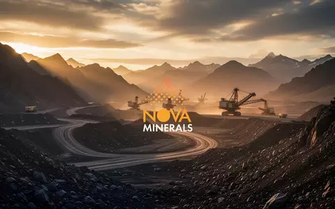 Großes Bergbaugelände in einer Berglandschaft bei Sonnenuntergang, symbolisch für industrielle Expansion und Rohstoffabbau. - Foto: über boerse-global.de