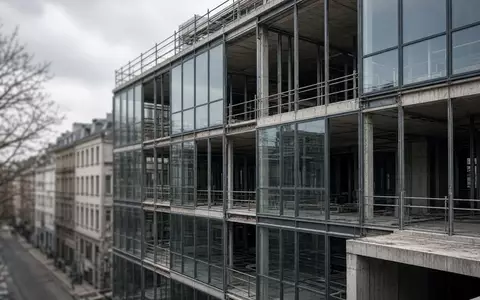 Eine moderne, teilweise fertiggestellte Wohnimmobilien-Baustelle bei natürlichem Tageslicht. - Foto: über boerse-global.de