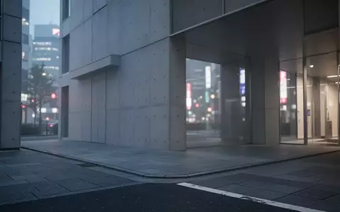 Eine moderne, minimalistische Straßenecke im Stadtteil Shibuya in Tokio bei Dämmerung, die eine professionelle urbane Umgebung zeigt. - Foto: über boerse-global.de
